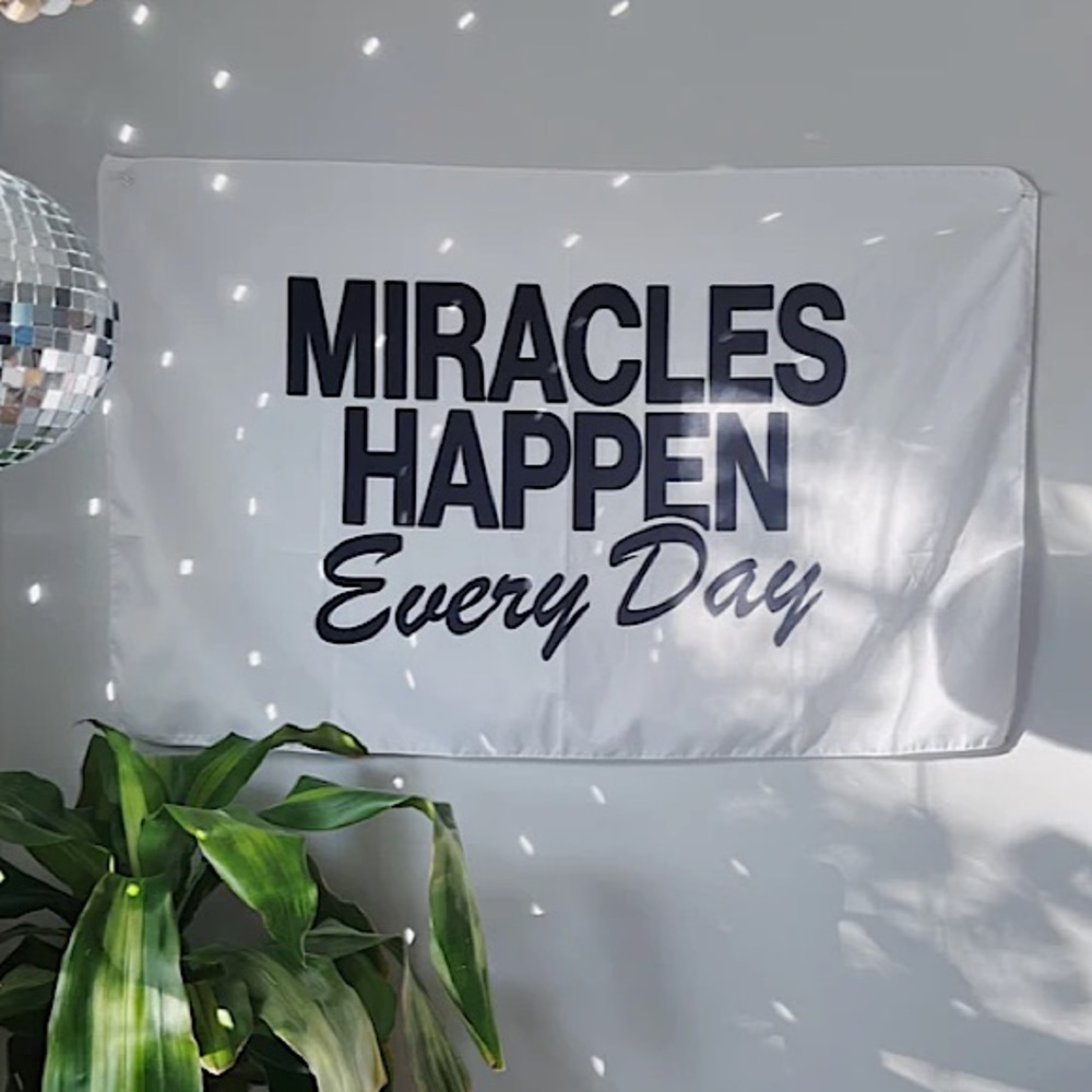 Miracles Happen Everyday Tapestry